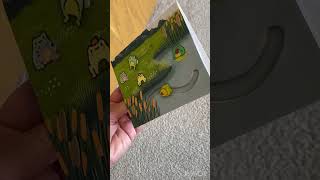 Made a colorful slider card with cute frog stamps shorts cardmaking frog YouMadeThat [upl. by Rhoades275]