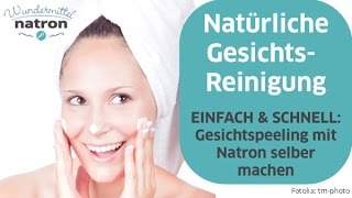 Gesichtspeeling mit Natron selber machen [upl. by Grove277]