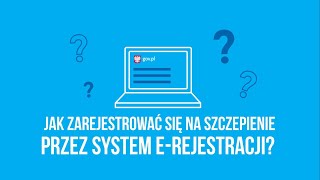 Jak zarejestrować się na szczepienie przez system eRejestracji [upl. by Aiksas219]