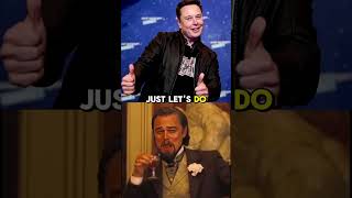 Elon Musk vs Leonardo DiCaprio 😅 elonmusk leonardodicaprio meme [upl. by Lasiaf644]