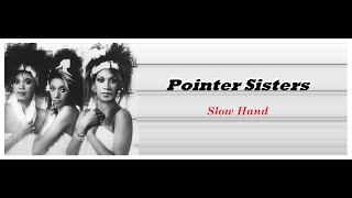 Pointer Sisters  Slow Hand  Live HQ Audio Video [upl. by Ayirp]