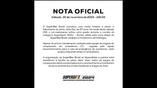 😠 OUTRA MORTE NO SUPERBIKE A 2° EM 2024 JOÃO ELOI FALECEU DIA 3011 PELA 400CC [upl. by Annoda]