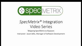 SpecMetrix Kepware Tutorial 03 [upl. by Noyad493]