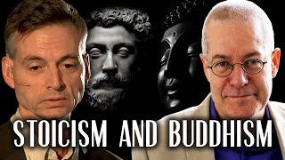 Stoicism vs Buddhism I Robert Wright and Massimo Pigliucci I Nonzero [upl. by Ayerim458]