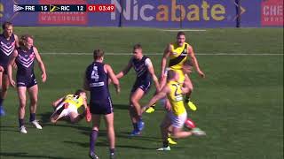 2017 Richmond Highlights Fremantle Dockers Last Match Subiaco Oval Jacob Townsend [upl. by Woody]