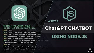 Write A ChatGPT Chatbot With Nodejs [upl. by Nallad153]