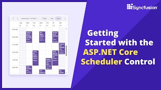 Getting Started with the ASPNET Core Scheduler Control [upl. by Zannini706]