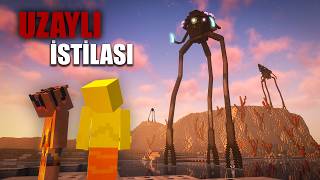 Uzaylıların ELE GEÇİRDİĞİ Minecraft Dünyası bölüm 1 [upl. by Eneloj]