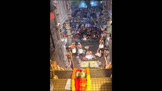 Todays visuals of the 18 holy padi puja in Sabarimala Sanidhanam for our beloved Lord Ayyappa Swamy [upl. by Kareem745]