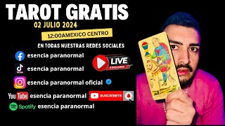 Esencia Paranormal Maestro Angel Cordoba TAROT EN VIVO 02 Julio ​​2024 [upl. by Yrevi657]