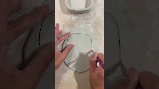 1st part✨ ceramic pottery potteryart clay potterycrafts bluepottery art ceramicpottery asmr [upl. by Asante]