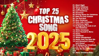 Top 25 Popular Christmas Songs and Carols Playlist 🎵🎄 Best Merry Christmas Music 🔔 [upl. by Drawoh]