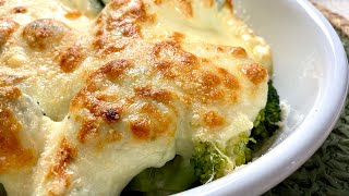 BRÓCOLI CON SALSA BECHAMEL GRATINADO AL HORNO I QUE DELICIA 😋😋 [upl. by Yraunaj]