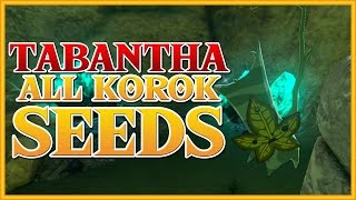 Zelda Breath of the Wild  All Korok Seeds  Tabantha Region [upl. by Ehudd]