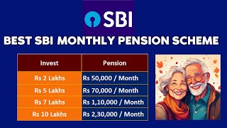 🚀 🔥 Best SBI Pension Plan 2025 Secure Your Retirement Dreams I 🚀Best SBI Monthly Pension Scheme [upl. by Norehs349]