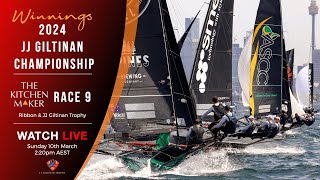 18ft SKIFFS  JJ GILTINAN CHAMPIONSHIP  Race 9 [upl. by Yrahk]