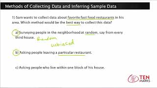 Methods of Collecting Data and Inferring Sample Data 7SP1 [upl. by Htebirol]