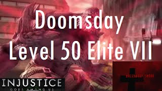 Injustice Gods Among Us iOS Doomsday Fully Promoted to Level 50 Elite VII [upl. by Laeahcim795]