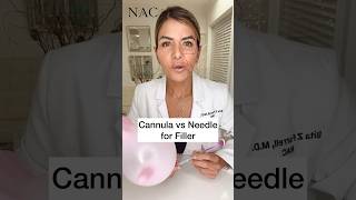 Cannula vs Needle for Filler drbitafarrell fillers cannulafiller [upl. by Ydnarb]