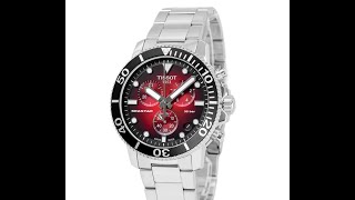 Tissot Seastar 1000 in Ruby Red  Awesome [upl. by Notsecnirp]