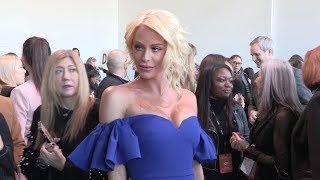 Gigi Gorgeous and more at the Badgley Mischka ready to wear Fashion Show [upl. by Durward144]