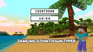 10 Minutes Minecraft Dance  Timer with Moves 🕺 [upl. by Montano]