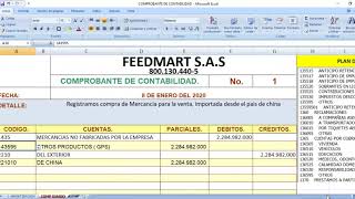 REGISTRO CONTABLE DE IMPORTACIONES [upl. by Attikin]
