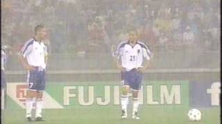 中田英寿のフリーキック 2001コンフィデレーションズカップ hidetoshi nakata [upl. by Hyrup]