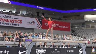 Isabella Anzola  Balance Beam  2024 Xfinity US Championships  Women Session 1 Day 1 [upl. by Aiciled]