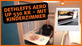 Dethleffs Aero Up 530KR  Familienwohnwagen mit “Kinderzimmer” Hubbett amp bis zu 7 Schlafplätzen [upl. by Lubbi]