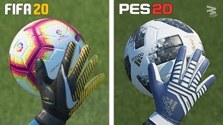 FIFA 20 vs PES 20 ⁞ Graphics Comparison [upl. by Jelena188]