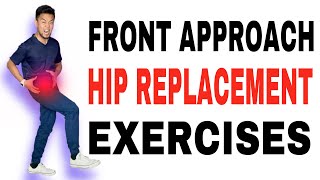 Hip Replacement Exercises for Anterior Approch  Front Approach [upl. by Nahttam]