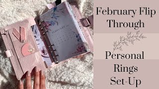 PERSONAL RINGS SETUP  February Flip Through [upl. by Ingeborg2]