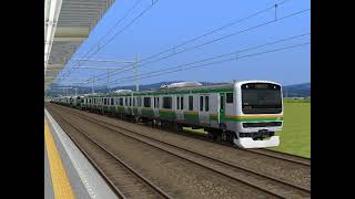 【RailsimⅡ】E231系1000番台 東海道線 [upl. by Jacobsen413]