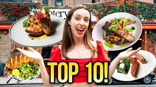 Top 10 NYC Restaurants TODAY 20242025 Dining Guide [upl. by Acker]