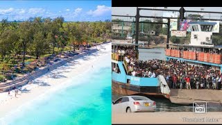 Congo Beach and Mosque Diani  Crossing Ferry Amazing Beaches in Diani [upl. by Onilecram]