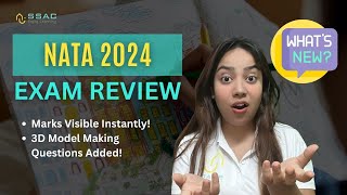 NATA 2024 Exam Review  THE NEW TWISTS IN NATA 2024 [upl. by Holcman]