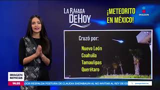 Avistamiento de un posible meteorito  Noticias con Crystal Mendivil [upl. by Odnomor]