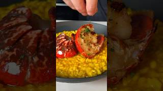 Lobster Risotto 🦞 food cooking recipe [upl. by Ping]