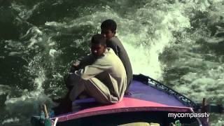 Hitching a Nile River Boat Ride  Egypt [upl. by Nwonknu]