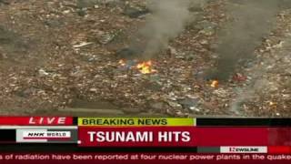 CNN Tsunami waves strike Japan [upl. by Yerd]