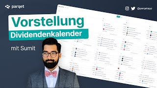 DER Dividendenkalender Zugriff auf mehr als 35000 Dividendentitel [upl. by Niwdla]