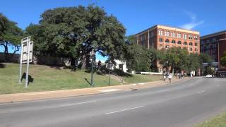 Texas Schoolbook Depository and JFK Assassination Site on Dealey Plaza [upl. by Eelanaj]