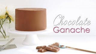 How to make amazing Chocolate Ganache  tutorial [upl. by Moyra281]