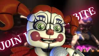 quotJoin Us For A Bite shortquot FNAF SISTER LOCATION Song SFM [upl. by Galateah]