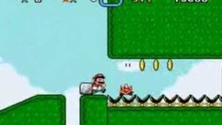 Super Mario World Custom Level Grasslands 2 New hack [upl. by Reine25]