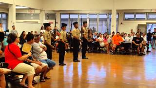 James Campbell High School NJROTC DRILL TEAM [upl. by Ognimod]