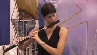 Nina Perlove playing on a Sankyo wood flute [upl. by Herstein]