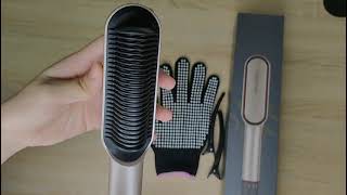 Ceramic Hair Straightening Brush BY KSKINKINGDOM CARES [upl. by Sesilu]