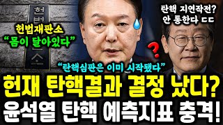 헌재는 이미 윤석열 탄핵 판단 끝냈다 의미심장한 헌재의 움직임 [upl. by Zinn]